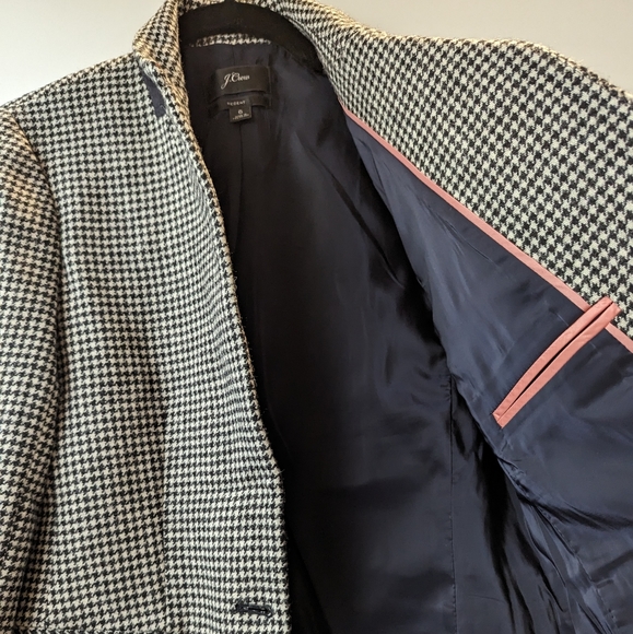 J. Crew Regent Blazer in Houndstooth Wool - Picture 4 of 8